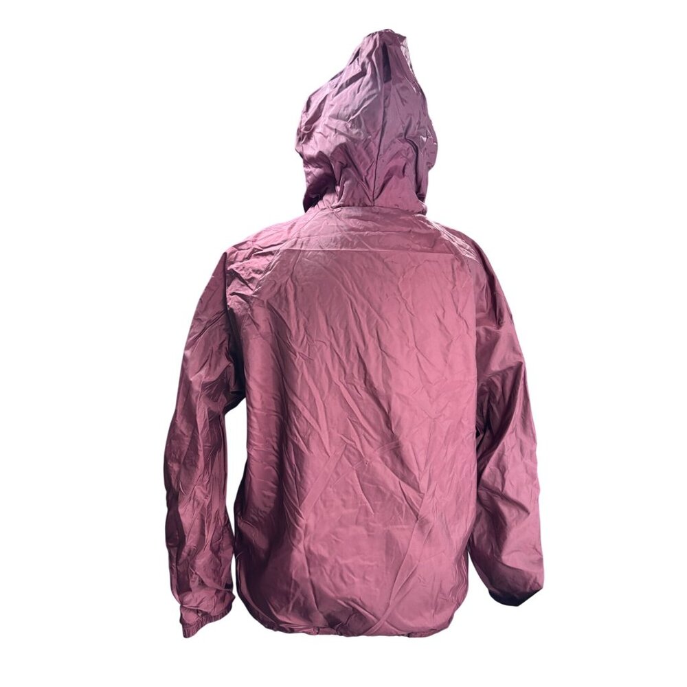 Charles River Apparel Hooded Windbreaker Jacket S Nylon Shell & Cotton Lining - Picture 3 of 8